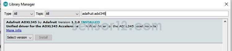 Adafruit-ADXL345-Library